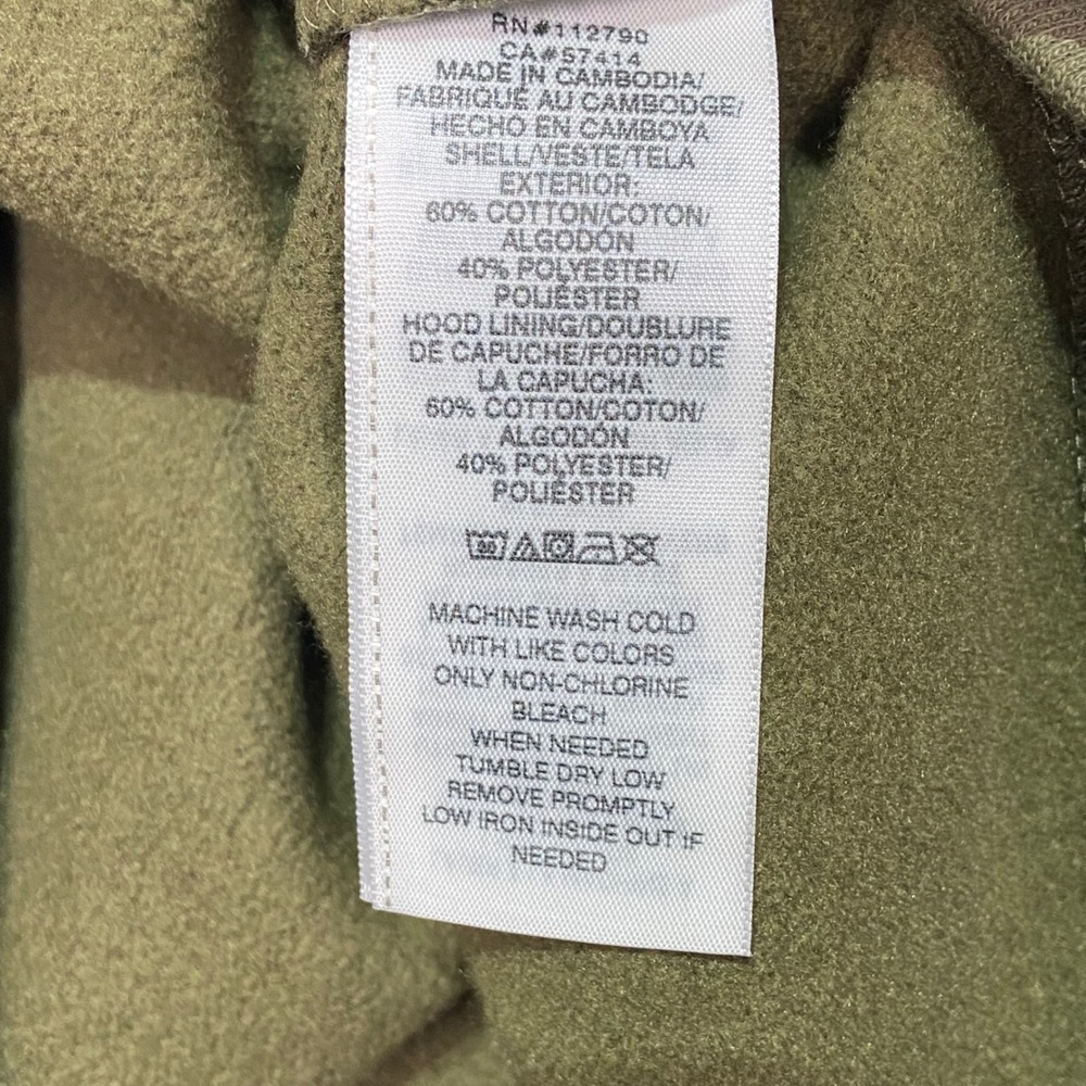 True Religion Buddha Floating PO Hoodie Pullover Olive Green Mens Size S NWT - Picture 7 of 8
